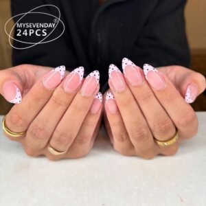 Lavender French Dots