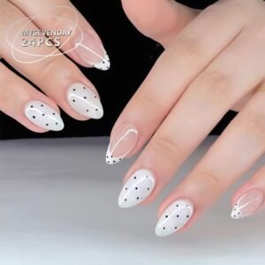 Milk White Dots